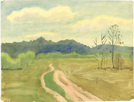 Лапшин Николай Фёдорович. Деревня Вяз (Карелия). Весна